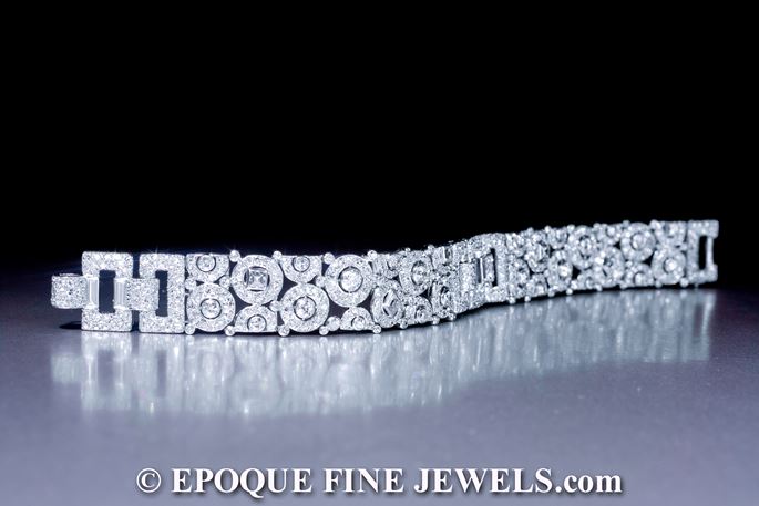   Cartier - A magnificent Art Deco diamond bracelet | MasterArt